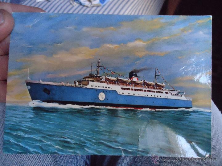 Postales: RARA POSTAL  BARCO , TRAGHETTI CANGURO , - Foto 1