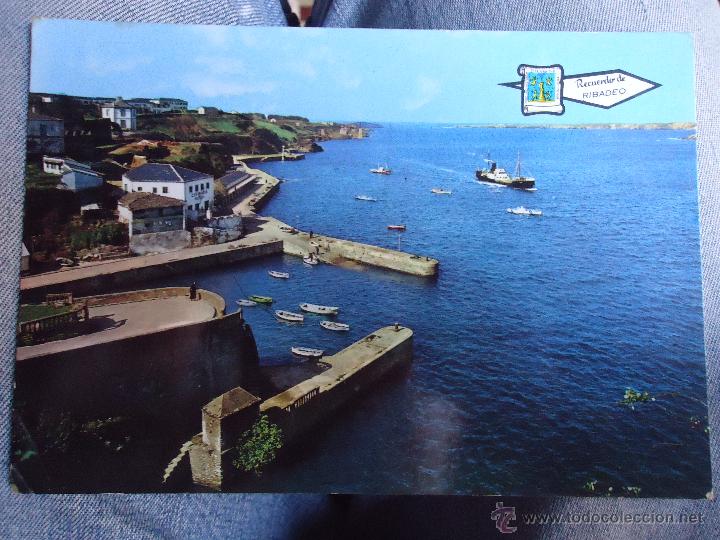 Postales: rara postal - RIBADEO LUGO - Foto 1