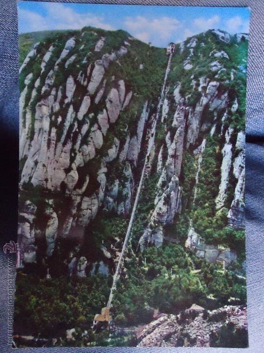 Postales: rara postal - BARCELONA MONTSERRAT - Foto 1