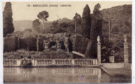 Postales: HORTA BARCELONA LABERINTO POSTAL SIN CIRCULAR - Foto 1
