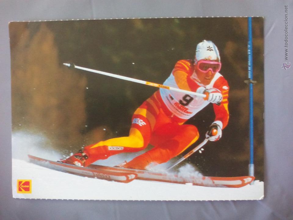 Postales: Postal. Juegos olimpicos de invierno. Esqui. Pirmin Zubriggen 1988. Kodak