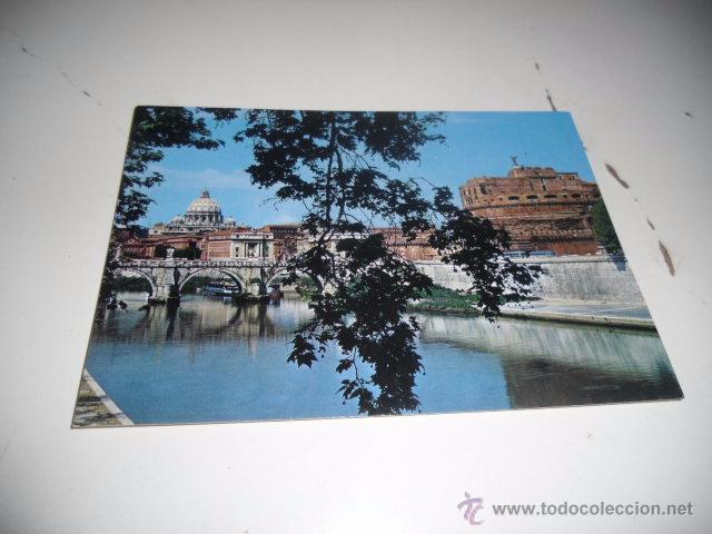 Postales: POSTAL CAJA-2 ROMA PONTE E CASTEL S ANGELO - Foto 1