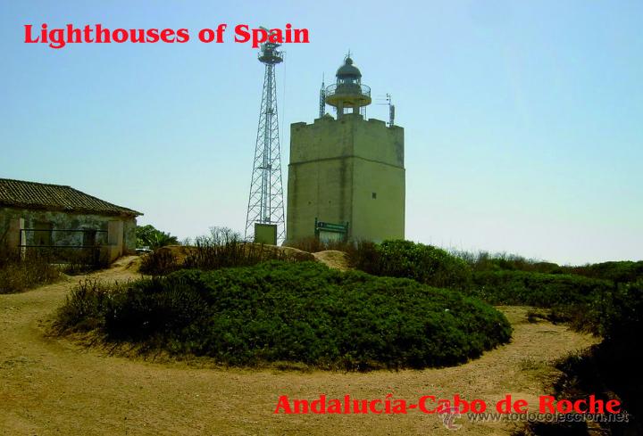 Postales: FAROS DE ANDALUCIA Cabo de Roche - Foto 1