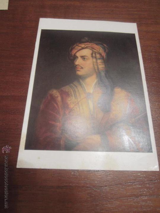 Postales: Postal  con sello de Lord Byron - Foto 1