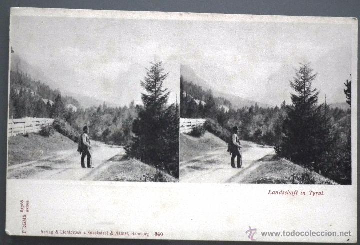 Postales: POSTAL ESTEREOSC&Oacute;PICA DE AUSTRIA - IMAGEN DEL TIROL. VERLAG & LICHTDRUCK V. KNACKSTEDT