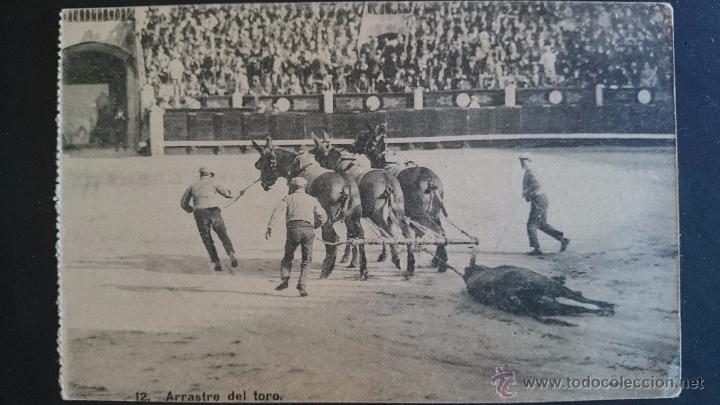 Postales: ARRASTRE DEL TORO, GRAFOS. MADRID - Foto 1