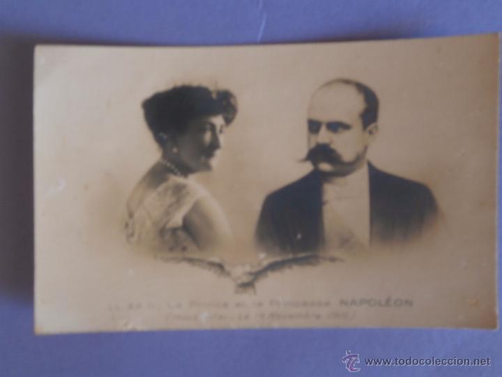 Postales: POSTAL EL PRINCIPE Y LA PRINCESA NAPOLEON - Foto 1