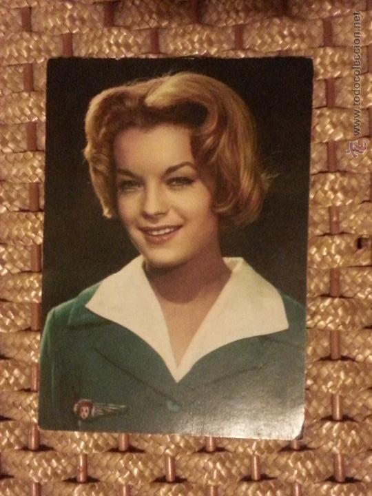Postales: postal actriz  romy schneider - Foto 1