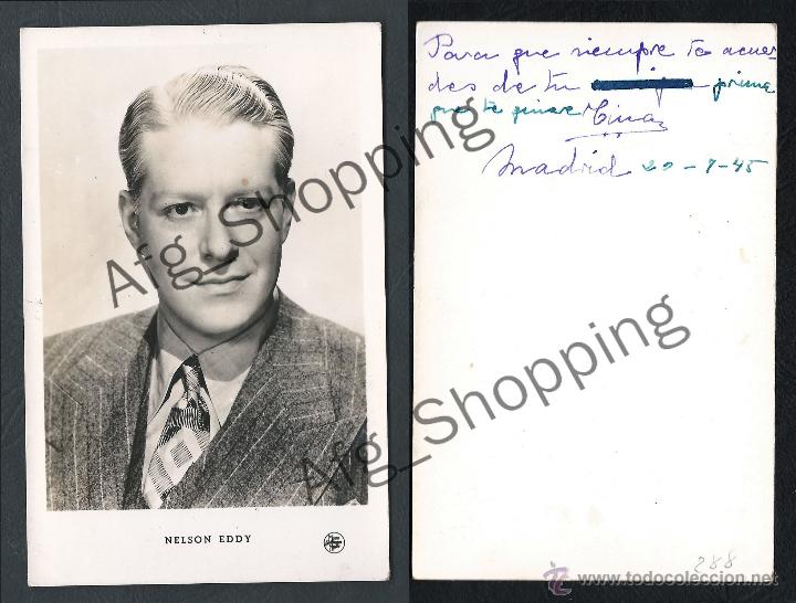 Postales: NELSON EDDY - A&Ntilde;O 1945 - postcard - Foto 1