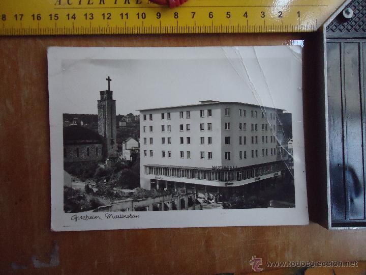 Postkarten: antigua postal hotel restaurant martinsbau pforzhein