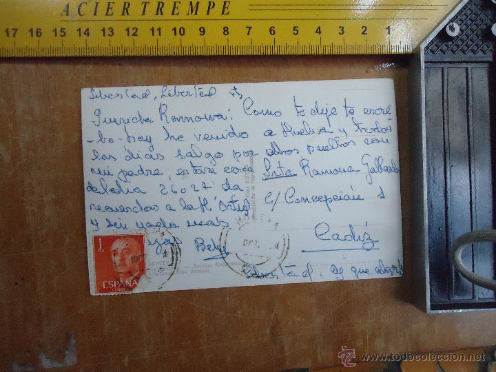 Postales: Ayamonte. Huelva.. Avenida General&iacute;simo. Ed. casa Reyes. rara - Foto 2