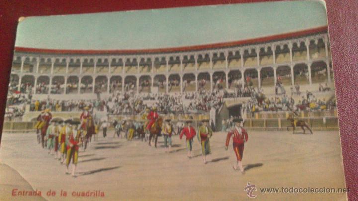 Postales: POSTAL TOROS, TOREROS, ENTRADA DE LA CUADRILLA - Foto 1