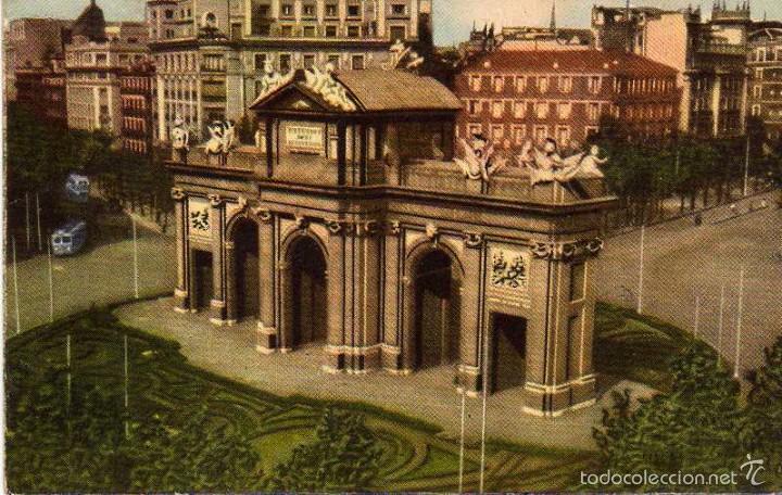 Postales: POSTAL ANTIGUA DE MADRID PUERTA DE ALCALA - Foto 1