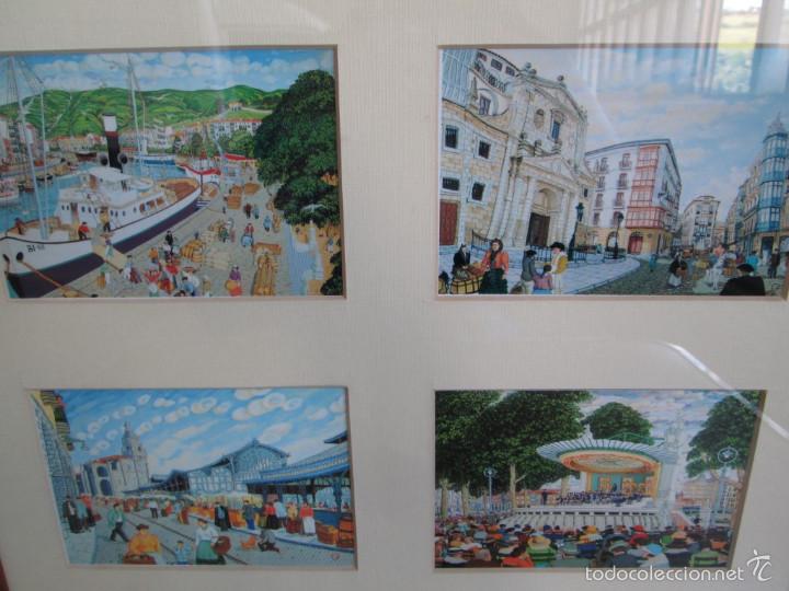 Postales: POSTALES ENMARCADAS - DE BILBAO ANTIGUO - Foto 2