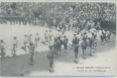 Postales: POSTAL TAURINA. BODAS REALES. CORRIDA REGIA. SALIDA DE LAS CUADRILLAS N&ordm; 8  P-TOR-168