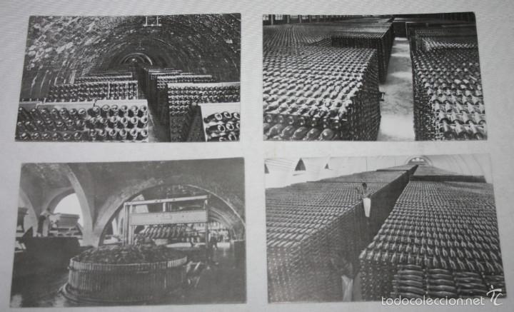 Postales: LOTE DE 4 POSTALES ANTIGUAS DE LA CASA CODORNIU, SAN SADURNI DE NOYA, 1960