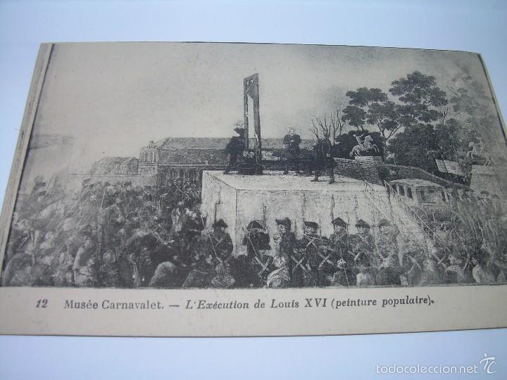 Postales: ANTIGUA POSTAL....EJECUCION DE LUIS XVI. - Foto 1