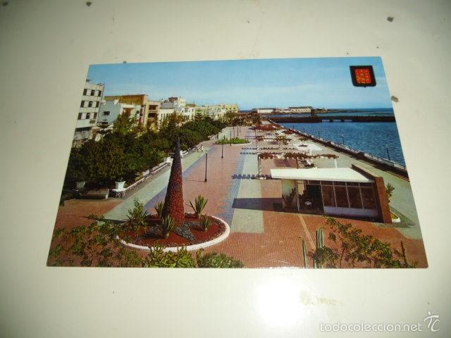 Postales: POSTAL ARRECIFE LANZAROTE PASEO MARITIMO - Foto 1