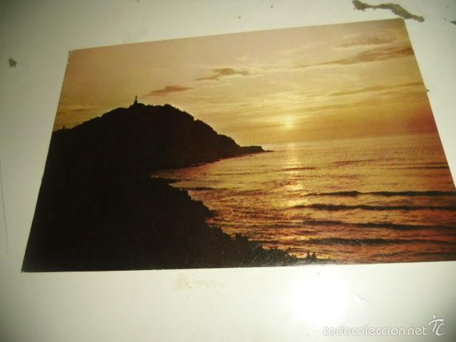 Postales: POSTAL SAN SEBASTIAN PUESTA DE SOL - Foto 1