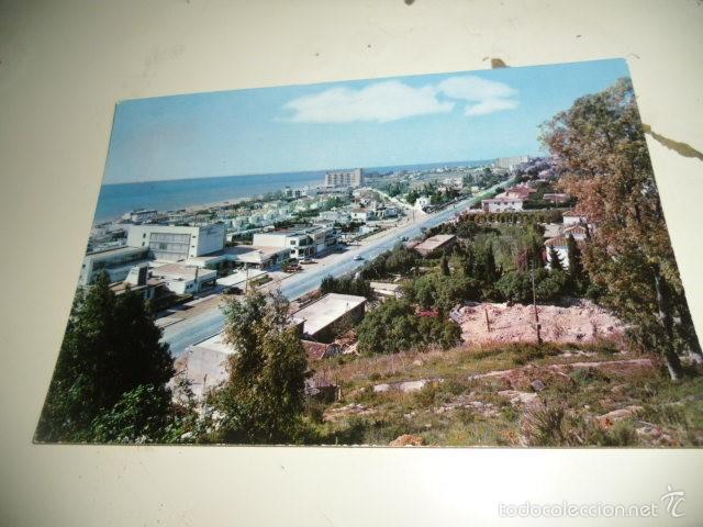Postales: POSTAL TORREMOLINOS PERSPECTIVA DE LA CARIHUELA - Foto 1