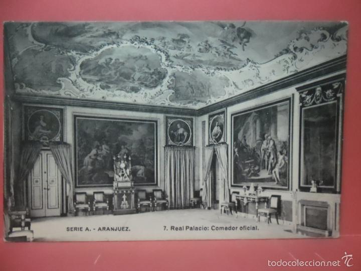 Postales: targeta postal - aranjuez - real palacio - comedor oficial - sin circular - Foto 1