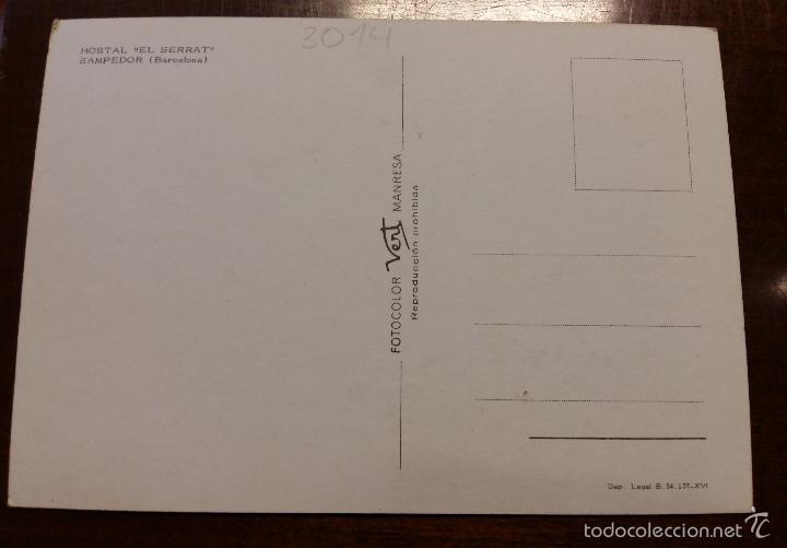 Postales: Postal Hostal el Serret, Sampedor, Barcelona - Foto 2