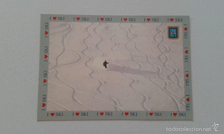 Postales: Postal sin usar -- I love Ski