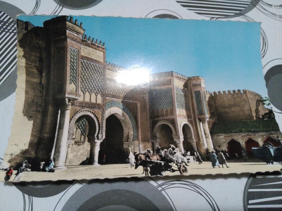 Postales: TARJETA POSTAL CIRCULADA MEKNES A&Ntilde;O 1962 - Foto 1