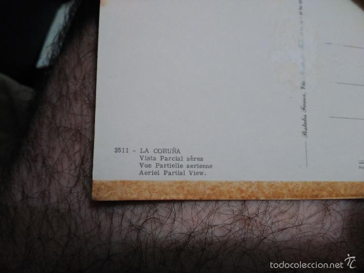 Postales: TARJETA POSTAL LA CORU&Ntilde;A A CORU&Ntilde;A SIN CIRCULAR N&ordm;155 - Foto 2