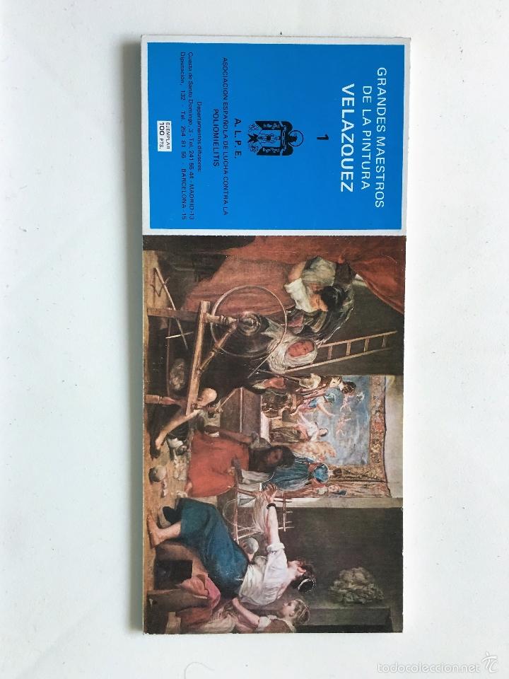 Postales: 10 postales grandes maestros de la pintura VELAZQUEZ n&ordm;1