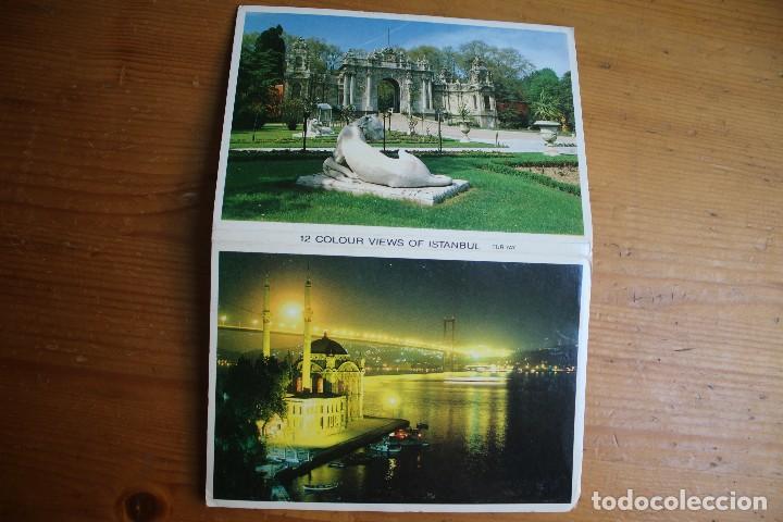 Postales: LOTE LIBRO CON 12 POSTALES DE ESTAMBUL - Foto 1