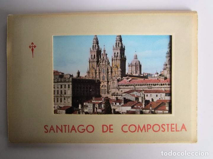 Postales: LIBRITO N&ordm; 2 CON 10 POSTALES DE SANTIAGO DE COMPOSTELA - Foto 1