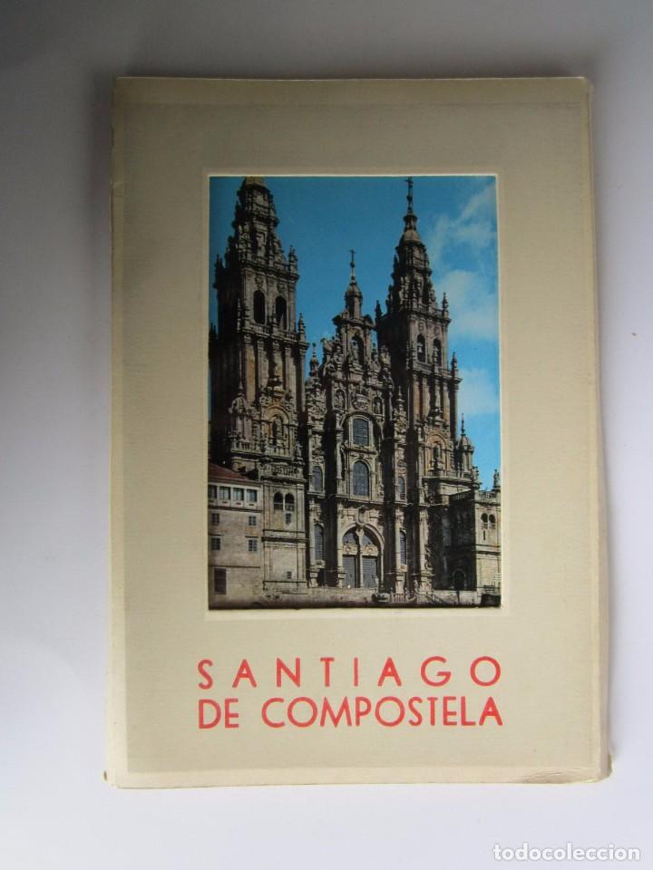 Postales: LIBRITO N&ordm; 1 CON 5 POSTALES DE SANTIAGO DE COMPOSTELA - Foto 1