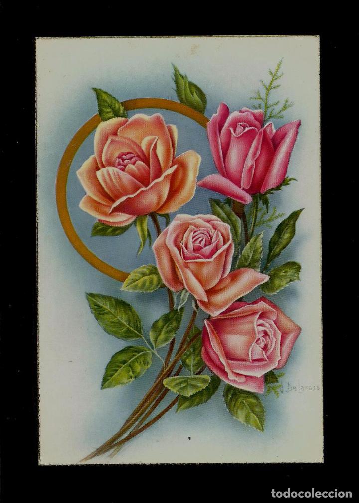 Postcards: ANTIGUA POSTAL - FLORES - C y Z - ROSAS - N&ordm; 588/B - SIN CIRCULAR