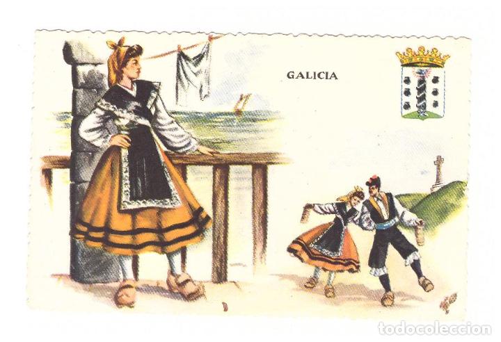 Postkarten: Postal.- Galicia. A&ntilde;os 40.