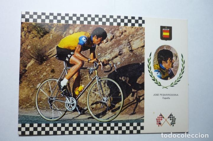 Postales: postal deporte ciclismo jose pesarrodona