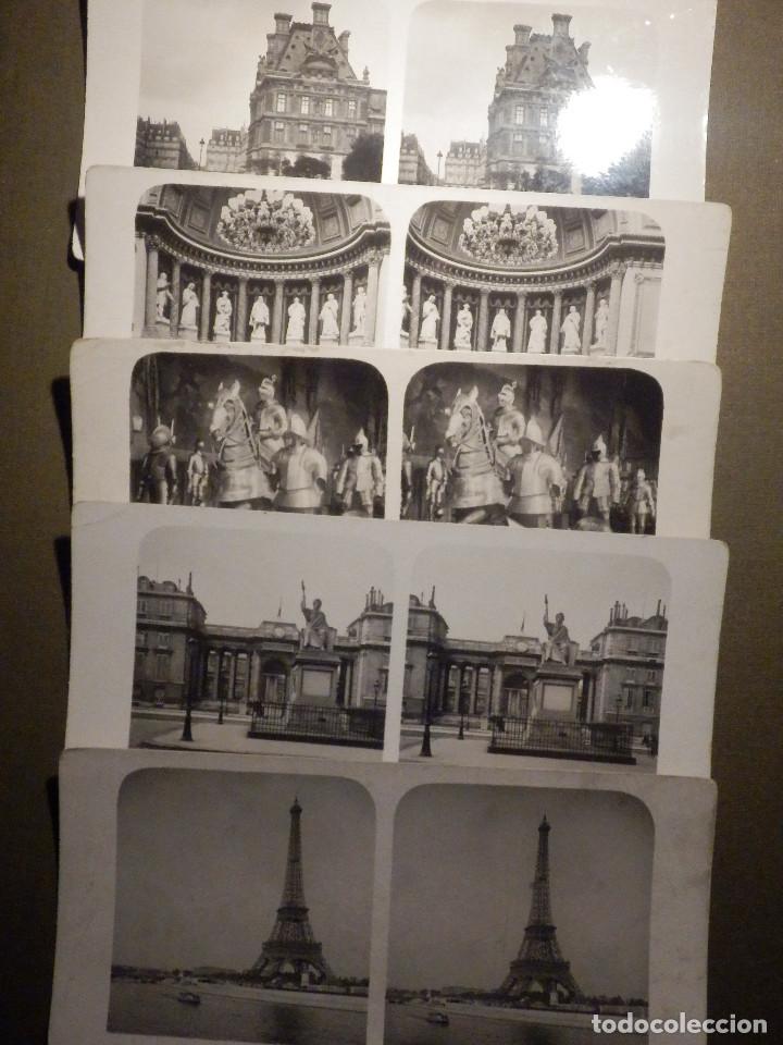 Postales: Lote de 5 Postales Estereosc&oacute;picas de paris  - - Foto 1