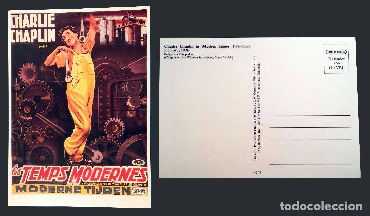 Postales: CHARLIE CHAPLIN IN &acute;MODERN TIMES&acute; - Postcard - Foto 1