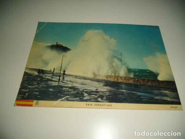 Postales: CAJ.9 POSTAL N&ordm; SAN SEBASTIAN  TEMPORAL - Foto 1