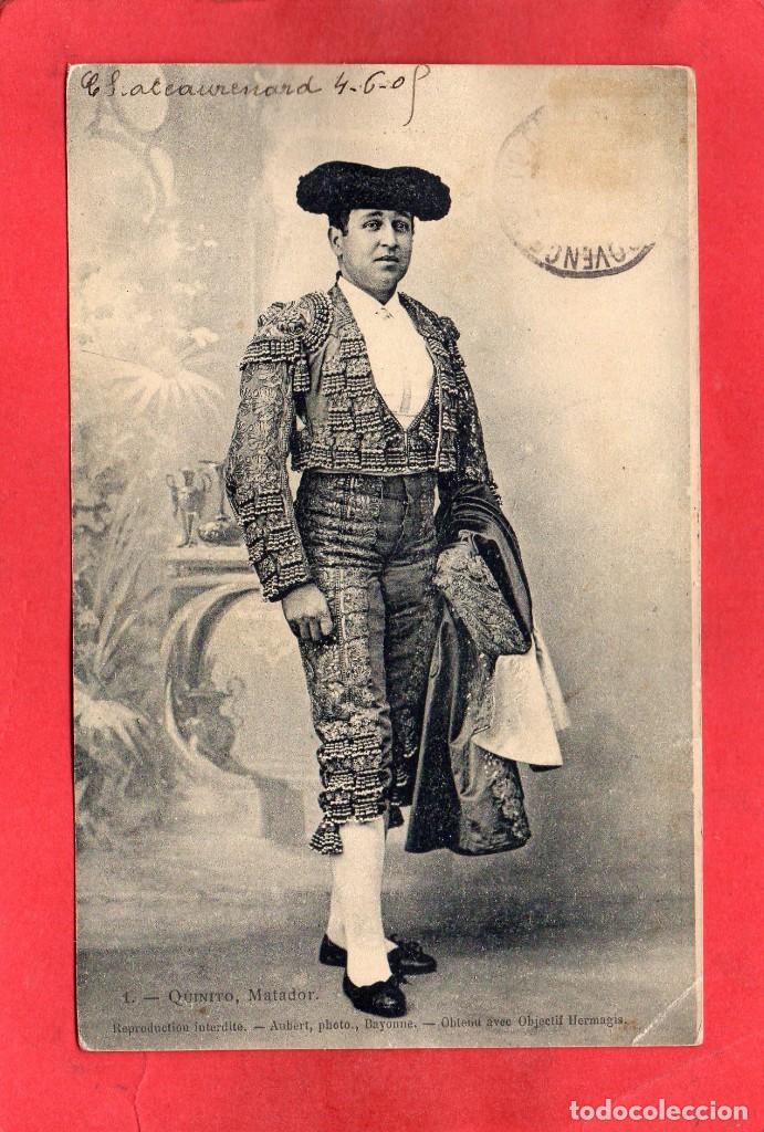 Postales: toros. 1 quinito, matador - Foto 1