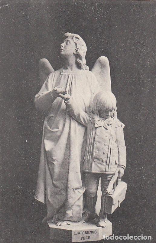 Postales: Genova, cementerio, monumento a Beccari (Orengo) - Foto 1