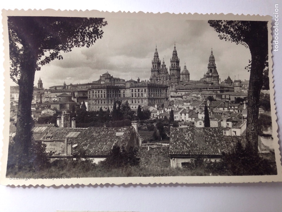 Postales: Santiago de compostela . Vista parcial - Foto 1