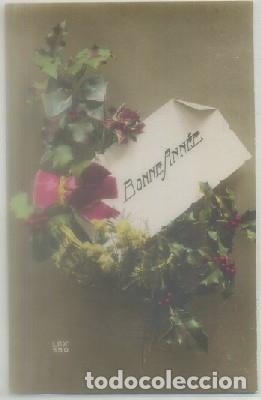 Postcards: POSTAL DE FLORES. BONNE ANN&Eacute;E   P-FLORES-071