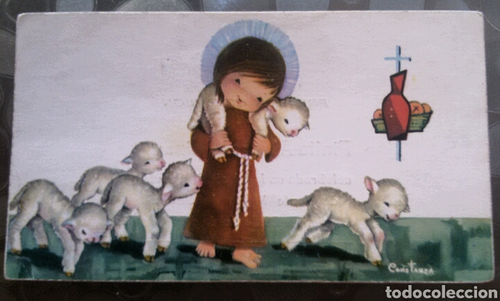 Postales: Tarjeta comunion a&ntilde;o 1967 - Foto 1