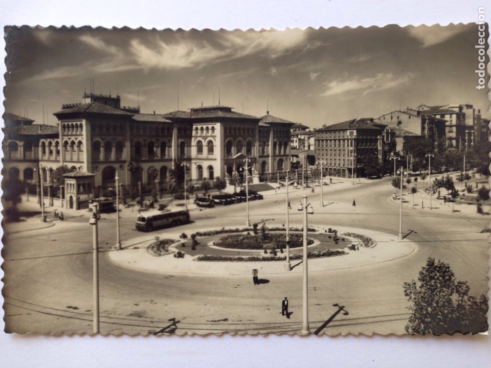 Postales: Zaragoza plaza de Don Basilio Para&iacute;so - Foto 1