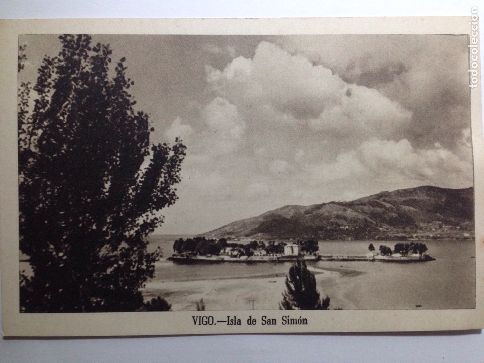 Postales: Vigo isla de San Sim&oacute;n Fournier - Foto 1