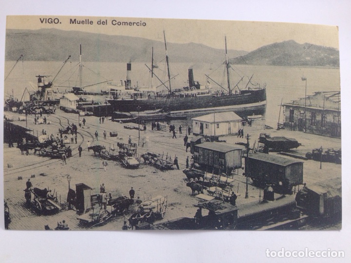 Postales: Vigo muelle del comercio - Foto 2