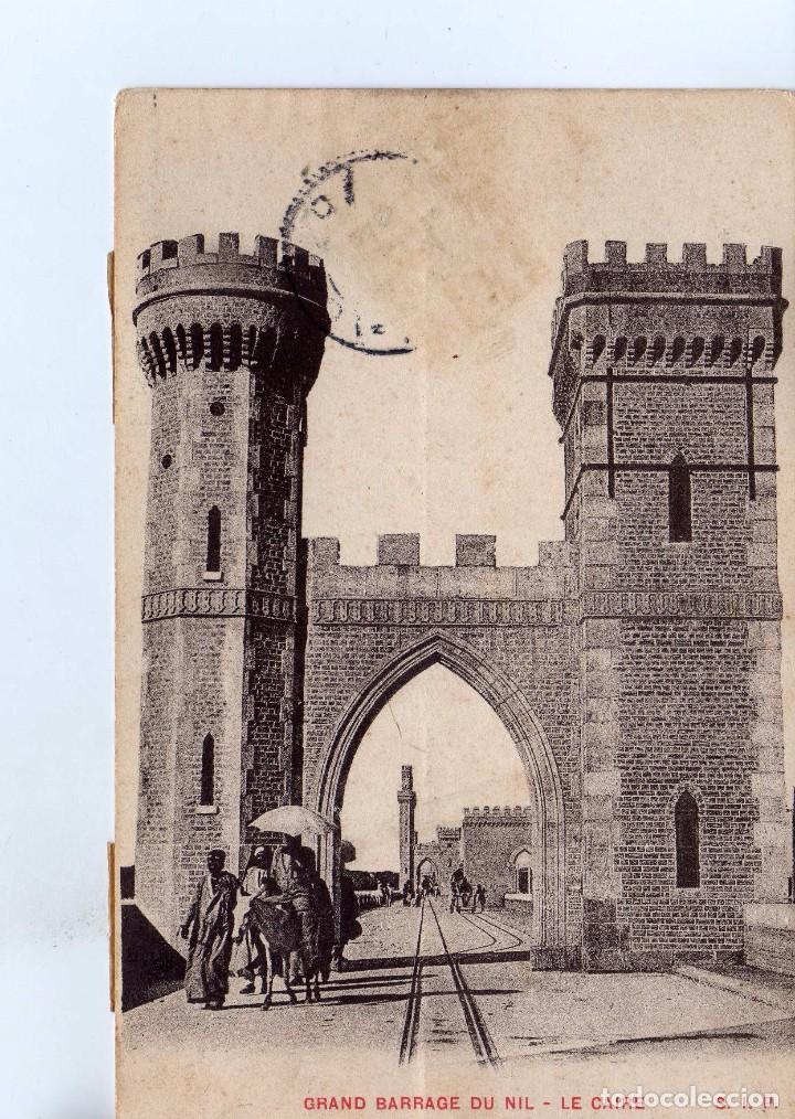 Postales: POSTAL EGIPTP- GRAND BARRAGE DU NIL- EL CAIRO 1914 - Foto 1