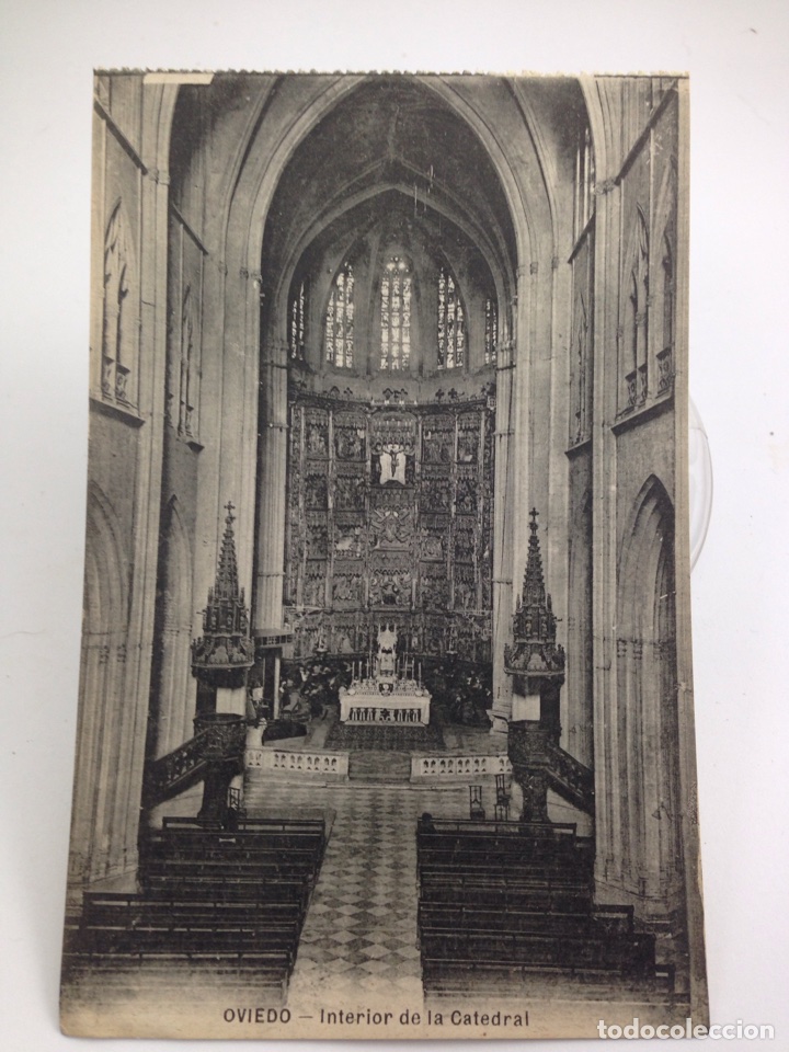 Postales: Oviedo interior de la catedral - Foto 1