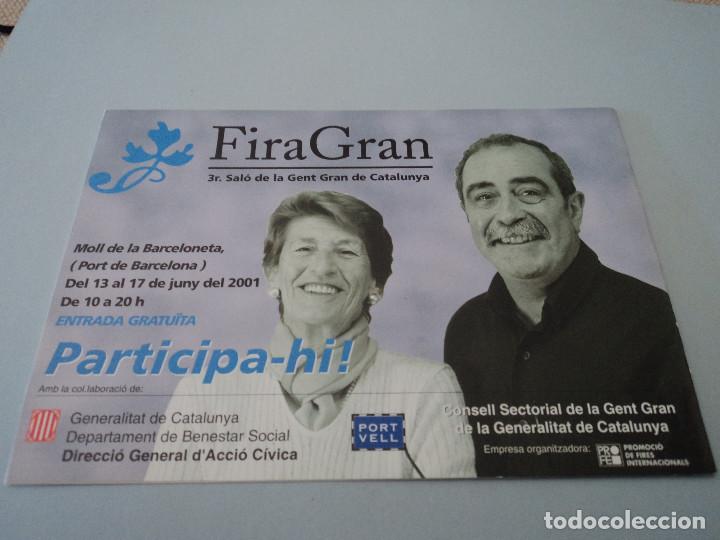 Postais: fira gran 2001 3er salo de la gent gran de catalunya